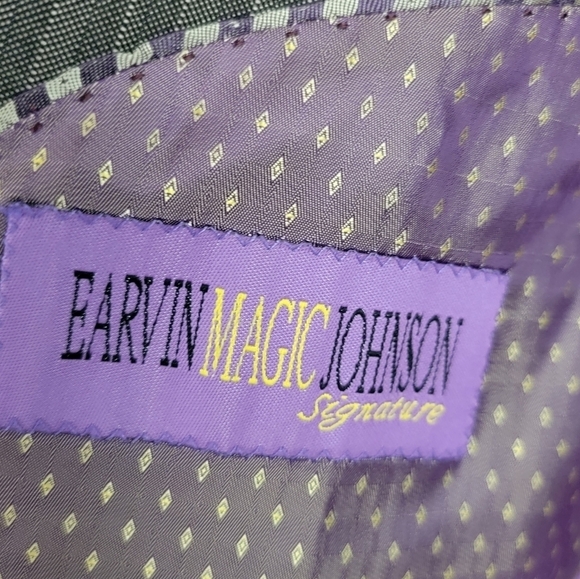 EARVIN MAGIC JOHNSON Signature Men's Single-Breasted Sport Coat Sz 52XL  Brown - Picture 10 of 12